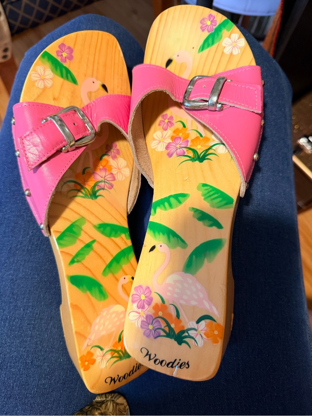 Vintage Japanese bamboo Sandals for Women
